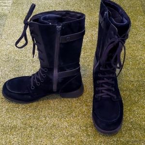 North Face suede snow boots